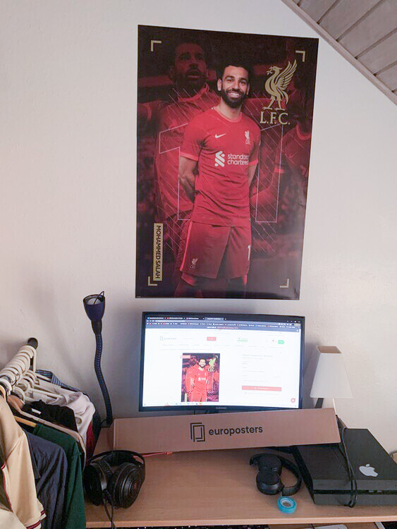 Liverpool FC Mo Salah Póster Lámina Compra en Posters es