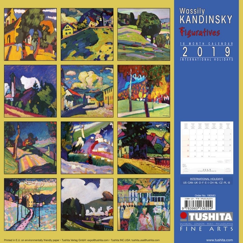 W Kandinsky Figuratives Calendari Da Muro 2019 Compra Su Europosters