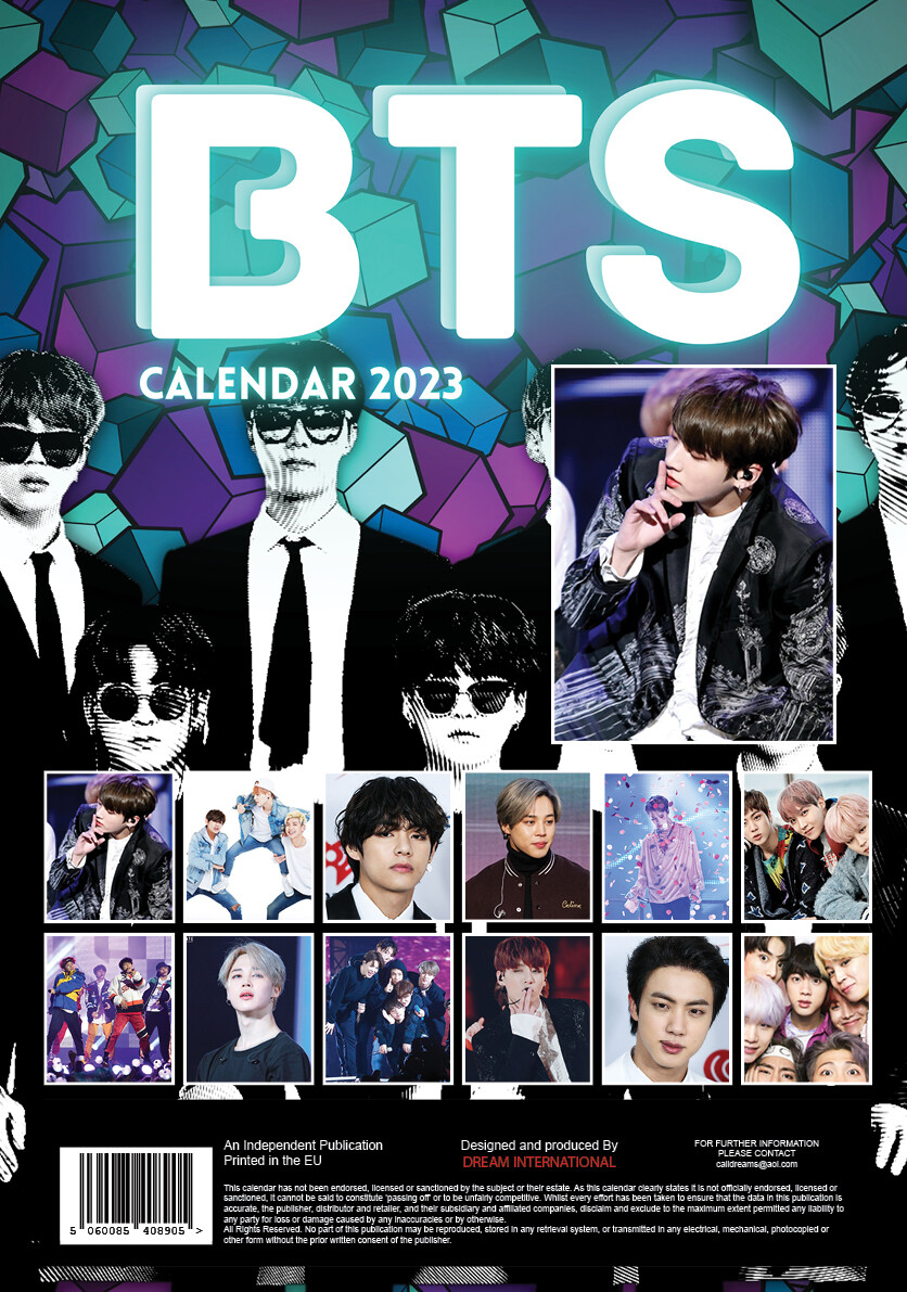 Bts Calendarios De Pared Cons Guelos En Posters Es