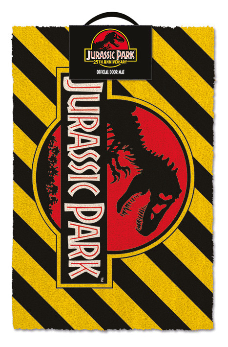 Paillasson Jurassic Park Warning Idées de cadeaux originaux