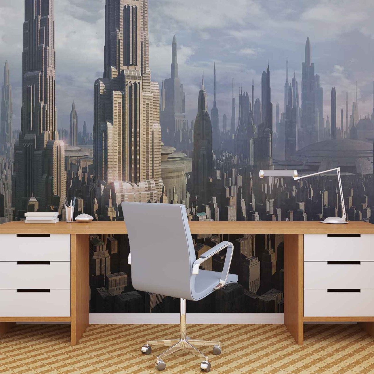 Star Wars Coruscant Poster Mural Papier Peint Acheter Le Sur