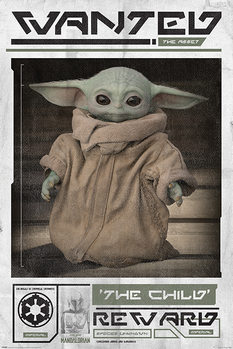 Star Wars: The Mandalorian - Wanted The Child (Baby Yoda) Poster