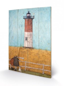 Cuadro de madera Sam Toft - Feeling the Love at Nauset Light