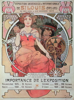 Reproducción de arte A Poster for the World Fair, St. Louis, United States, 1904