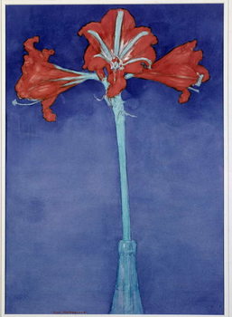 Reproducción de arte Amaryllis (Hippeastrum) Painting by Piet Mondrian New York, Museum of Modern Art