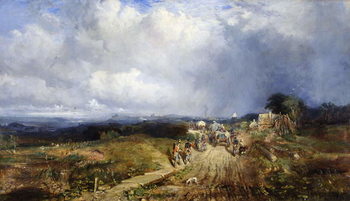 Reproducción de arte Baggage Wagons Approaching Carlisle, 1849
