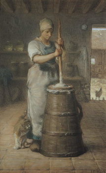 Reproducción de arte Churning Butter, 1866-68