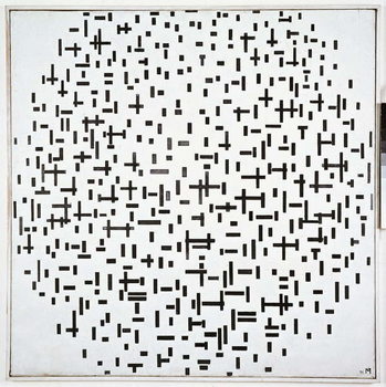 Reproducción de arte Composition in Line, 1917
