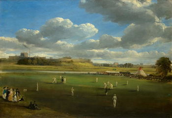 Reproducción de arte Cricket Match at Edenside, Carlisle, c.1844
