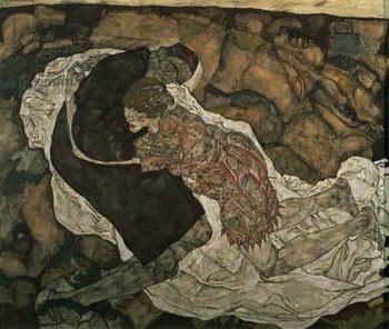 Reproducción de arte Death and the Maiden , 1915