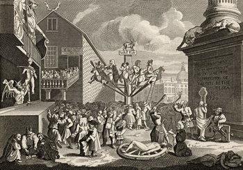 Reproducción de arte Emblematical print of the South Sea, from 'The Works of William Hogarth', published 1833