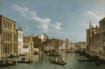 Reproducción de arte Grand Canal from Palazzo Flangini to Palazzo Bembo, c.1740