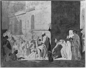 Reproducción de arte Homer reciting his poems, 1794