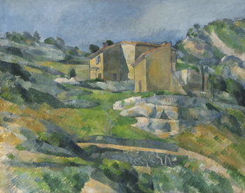 Reproducción de arte Houses in the Provence: The Riaux Valley near L'Estaque, c.1833