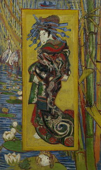 Reproducción de arte Japonaiserie: Courtesan or Oiran (after Kesai Eisen), Paris, 1887