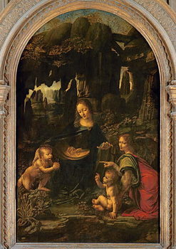 Madonna of the Rocks, c.1478 Reproduction de Tableau