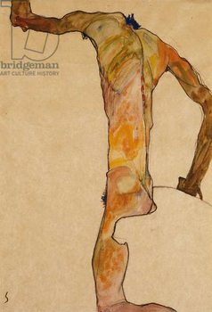 Reproducción de arte Male Nude; Mannlicher Akt, 1910