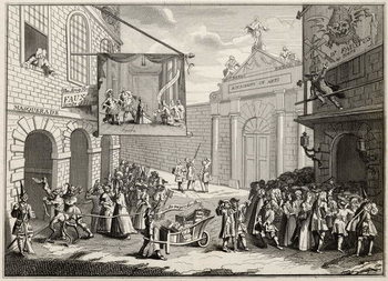 Reproducción de arte Masquerades and Operas, Burlington Gate, from 'The Works of Hogarth', published 1833