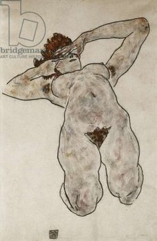 Reproducción de arte Nude Lying Down; Liegende Nackte, 1917