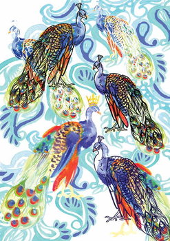 Paisley Peacock, 2013 Reproduction de Tableau