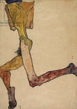 Reproducción de arte Reclining Nude Man, 1910