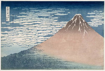 Reproducción de arte South Wind, Clear Dawn, from the series '36 Views of Mount Fuji', c.1830-1831