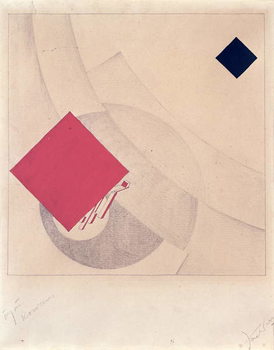 Reproducción de arte Study for 'This is the end' from the 'Story of Two Squares', 1920