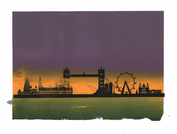 Reproducción de arte Sunset on London