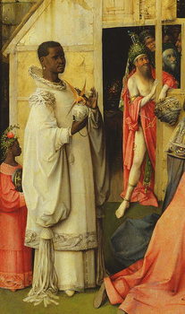 Reproducción de arte The Adoration of the Magi, detail of one of the kings, 1510 (oil on panel)