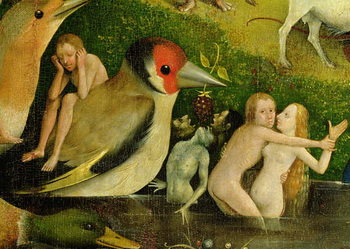 The Garden of Earthly Delights, 1490-1500 Reproduction de Tableau
