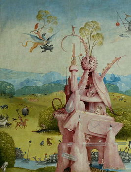 The Garden of Earthly Delights, 1490-1500 Reproduction de Tableau