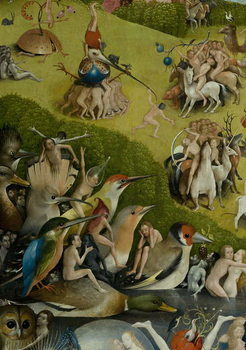 The Garden of Earthly Delights, 1490-1500 Reproduction de Tableau