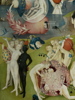 The Garden of Earthly Delights, 1490-1500 Reproduction de Tableau