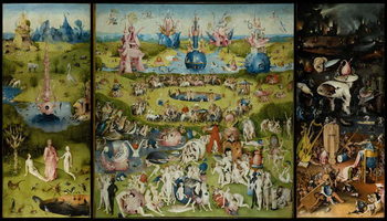 Reproducción de arte The Garden of Earthly Delights, 1490-1500