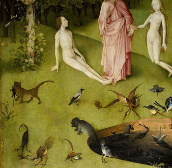 The Garden of Earthly Delights, 1490-1500 Reproduction de Tableau