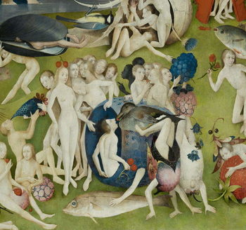 The Garden of Earthly Delights, 1490-1500 Reproduction de Tableau