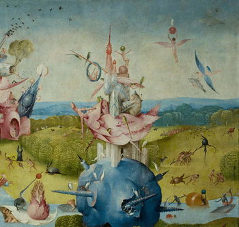 The Garden of Earthly Delights, 1490-1500 Reproduction de Tableau