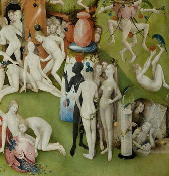The Garden of Earthly Delights, 1490-1500 Reproduction de Tableau