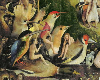 The Garden of Earthly Delights, 1490-1500 Reproduction de Tableau