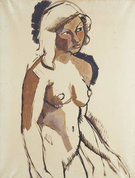 Reproducción de arte The Italian Girl, three quarter length, Looking to the Right; L'Italienne, de Trois Quarts Regardant vers la Droite, c.1910-11