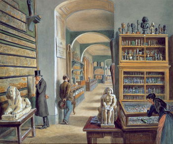 Reproducción de arte The second room of Egyptian antiquities in the Ambraser Gallery of the Lower Belvedere, 1879