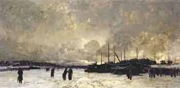 Reproducción de arte The Seine in December, 1879