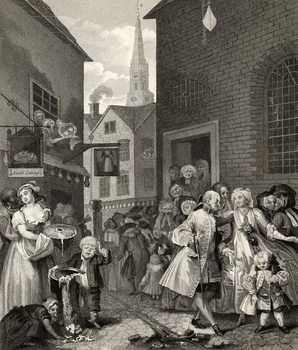 Reproducción de arte Times of the Day: Noon, from 'The Works of William Hogarth', published 1833