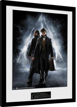 Phantastische Tierwesen: Grindelwalds Verbrechen - One Sheet gerahmte Poster