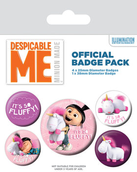 Button Despicable Me - Ich - Einfach unverbesserlich - It's So Fluffy