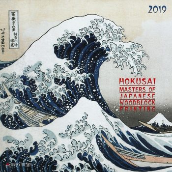 Calendario 2019 Hokusai - Japanese Woodblock Painting