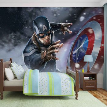 Carta da parati Avengers - Captain America