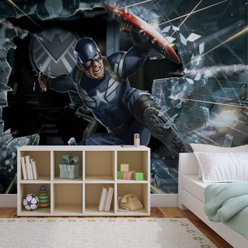Carta da parati Avengers - I Vendicatori Capitan America