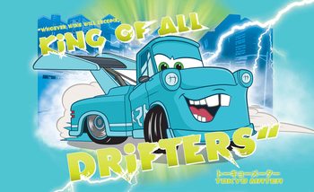 Carta da parati Disney Cars - Motori Ruggenti