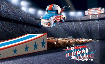 Carta da parati Disney Cars - Motori Ruggenti